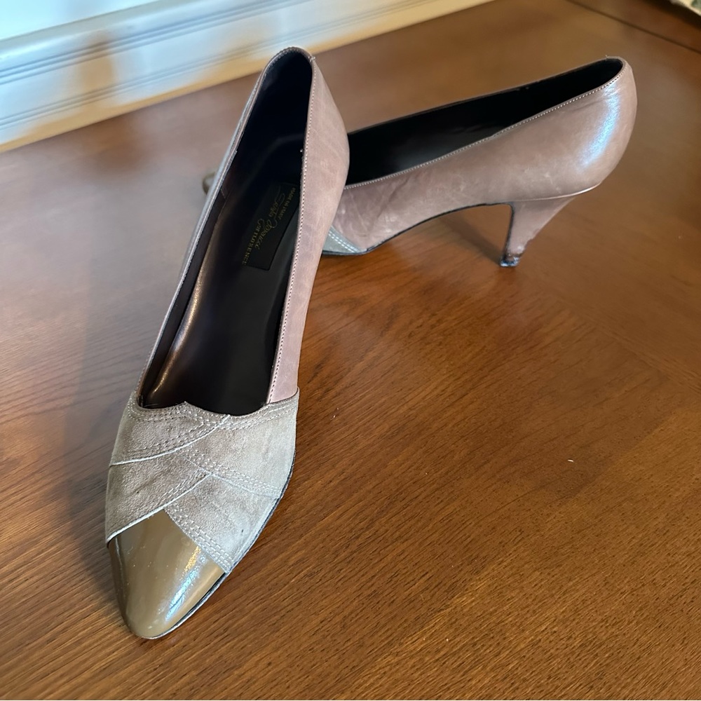 Vintage Sesto Meucci Italian heels tan size 8